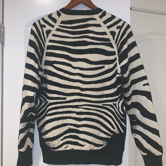 A.L.C. zebra print black/ivory sweater - Picture 9 of 16